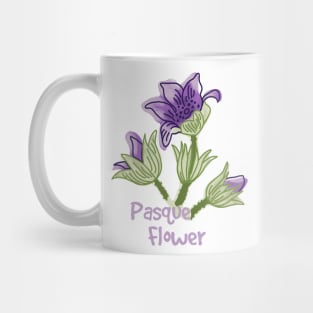 Pasque Flower Mug